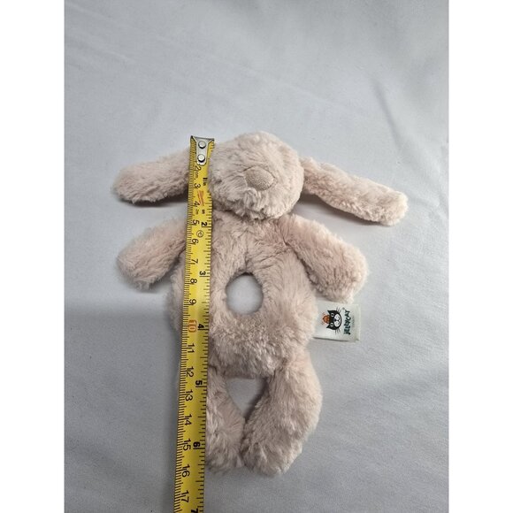 Jellycat Bashful Blush 6" Pink Bunny Rabbit Plush Baby Ring Rattle JCINC3918 - Picture 5 of 13